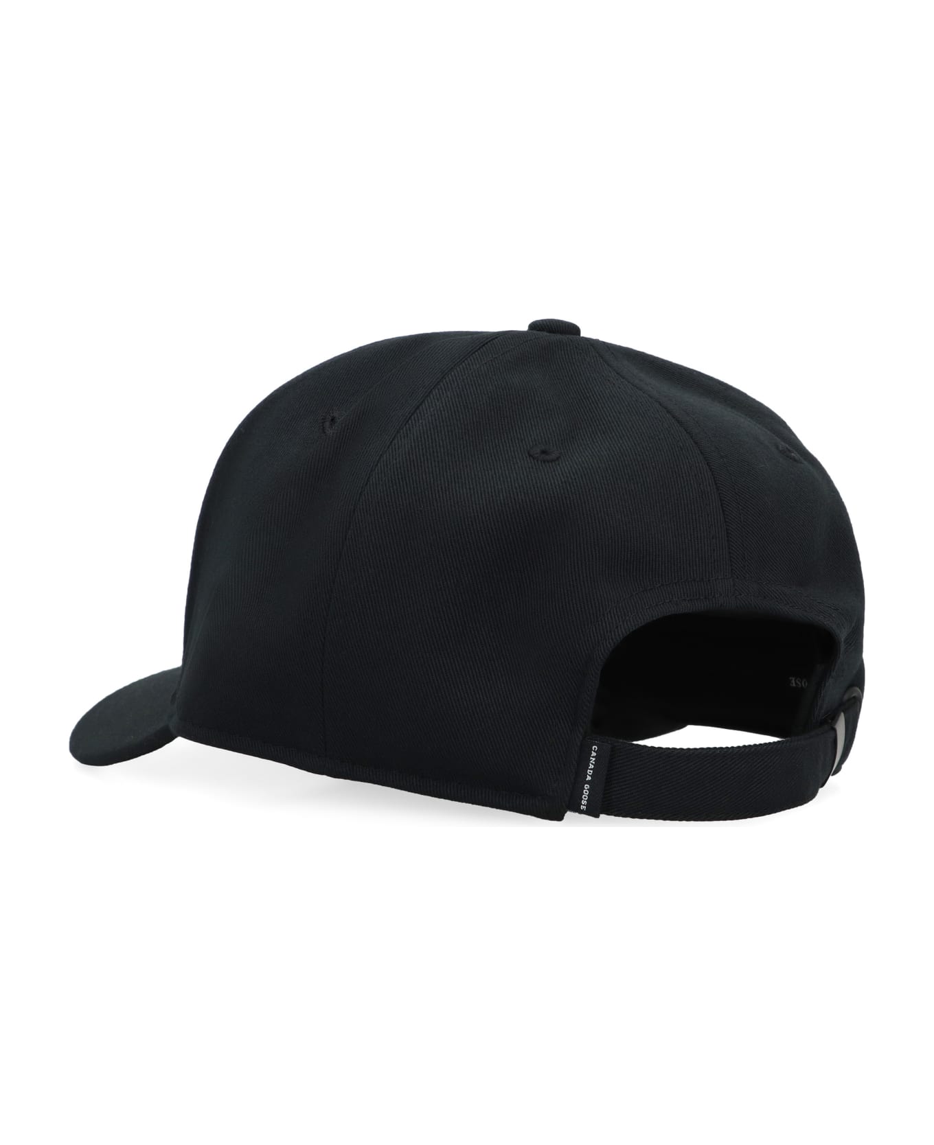 Canada Goose Logo Baseball Cap - black 帽子