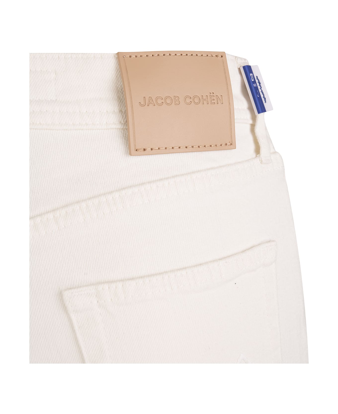 Jacob Cohen Woman White Kate Straight Leg Jeans Jacob Cohen - WHITE