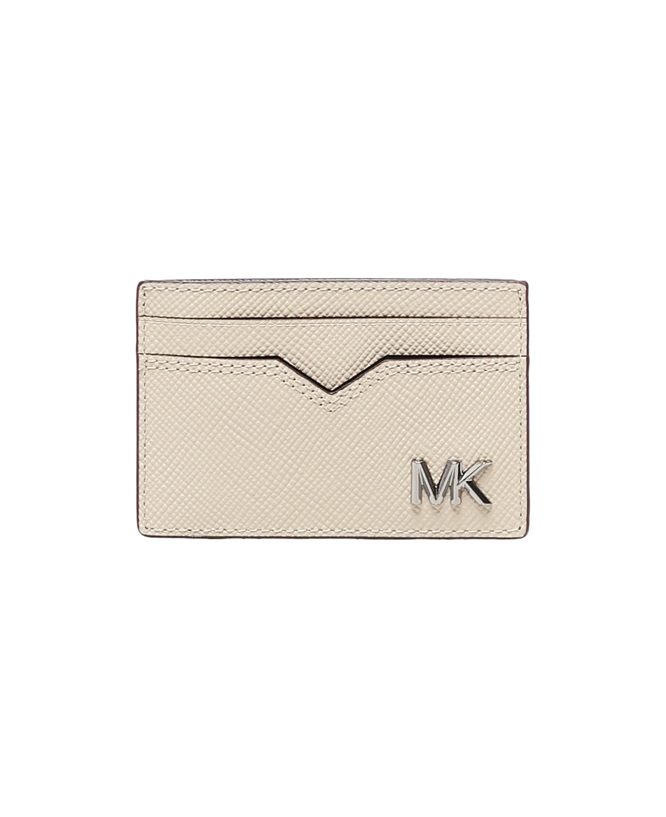 MICHAEL Michael Kors Edison Saffiano Leather Card Holder - Light sand