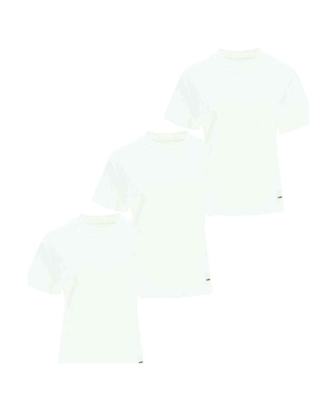 Jil Sander Tri-pack T-shirt With Logo Patch