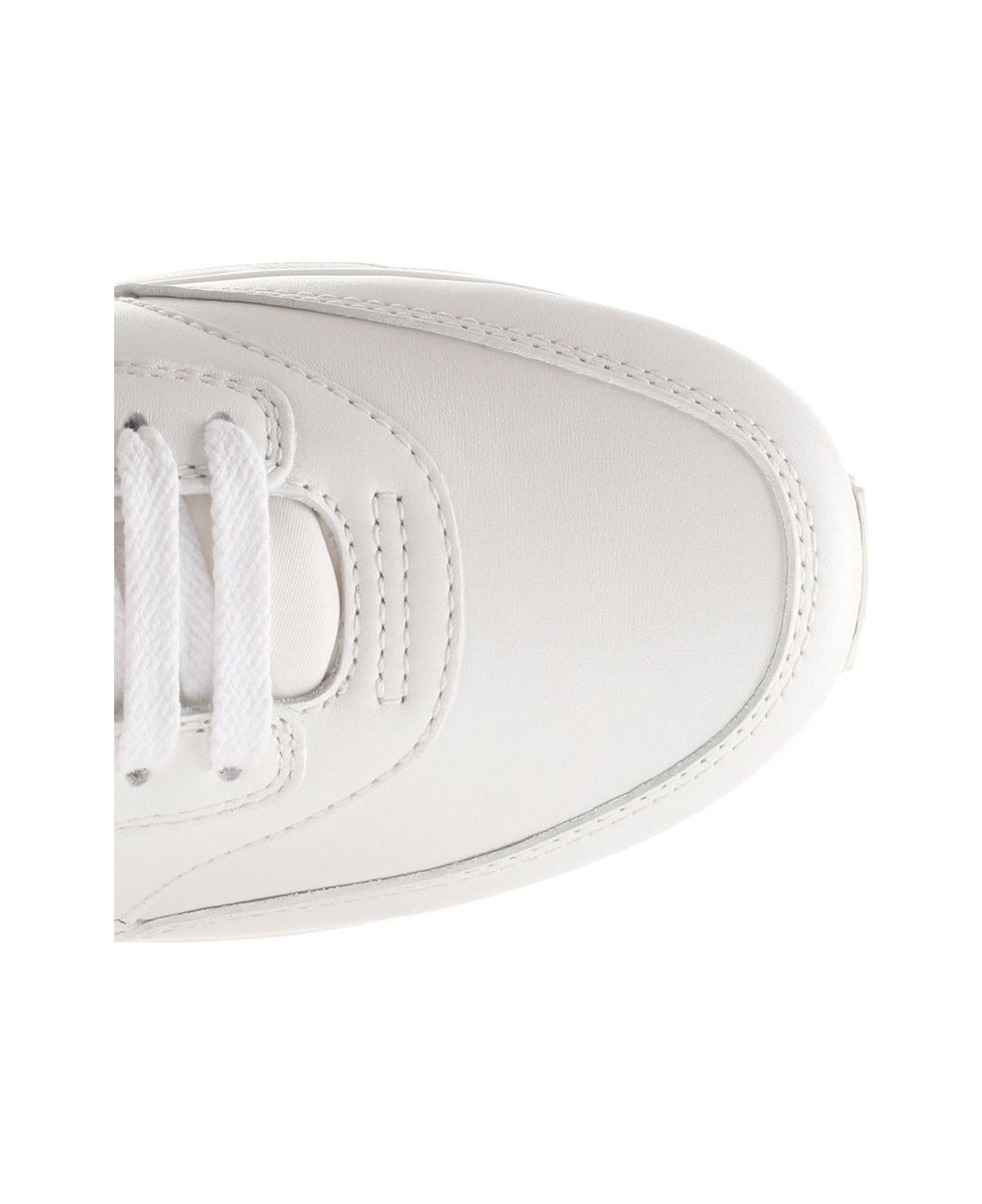 Saint Laurent Bump Lace-up Sneakers - White