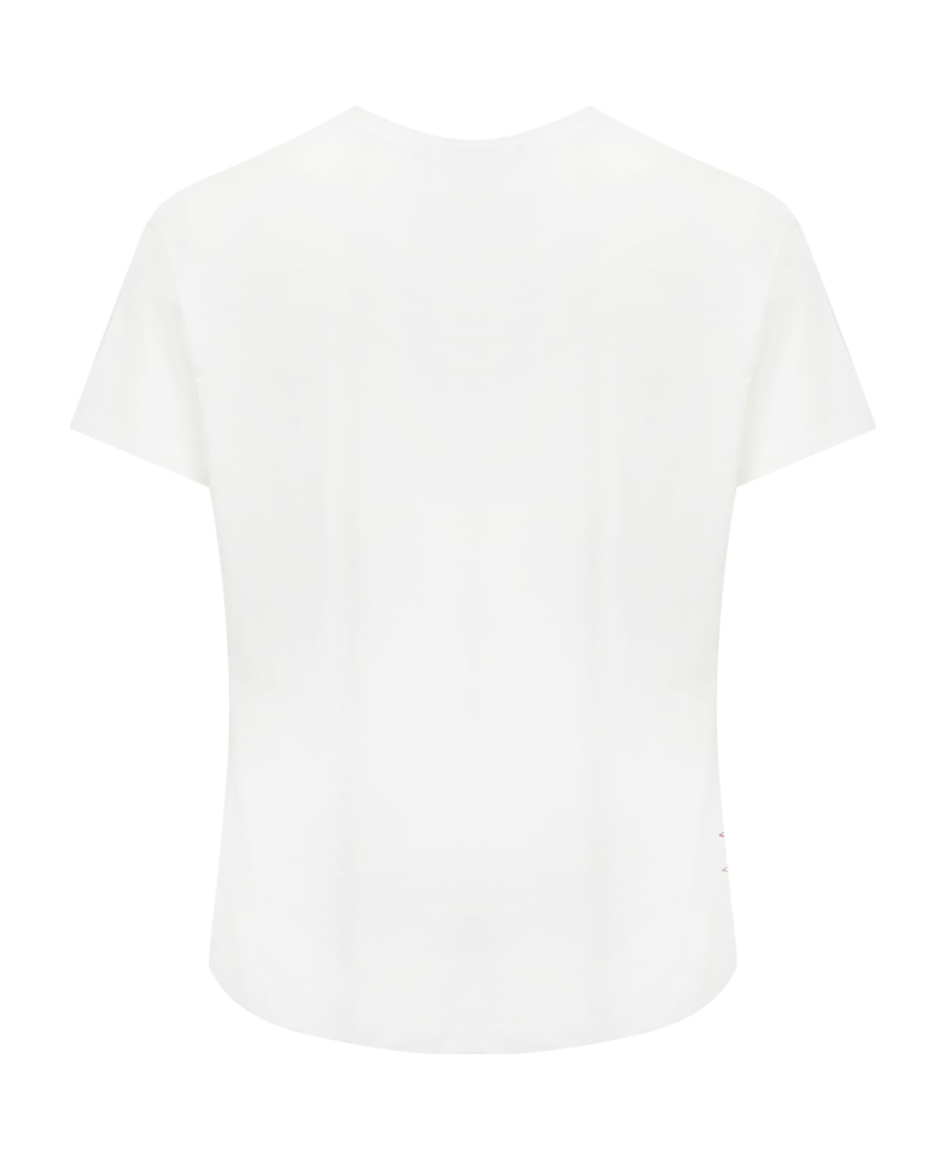 Amaranto T-shirt With Print - Panna