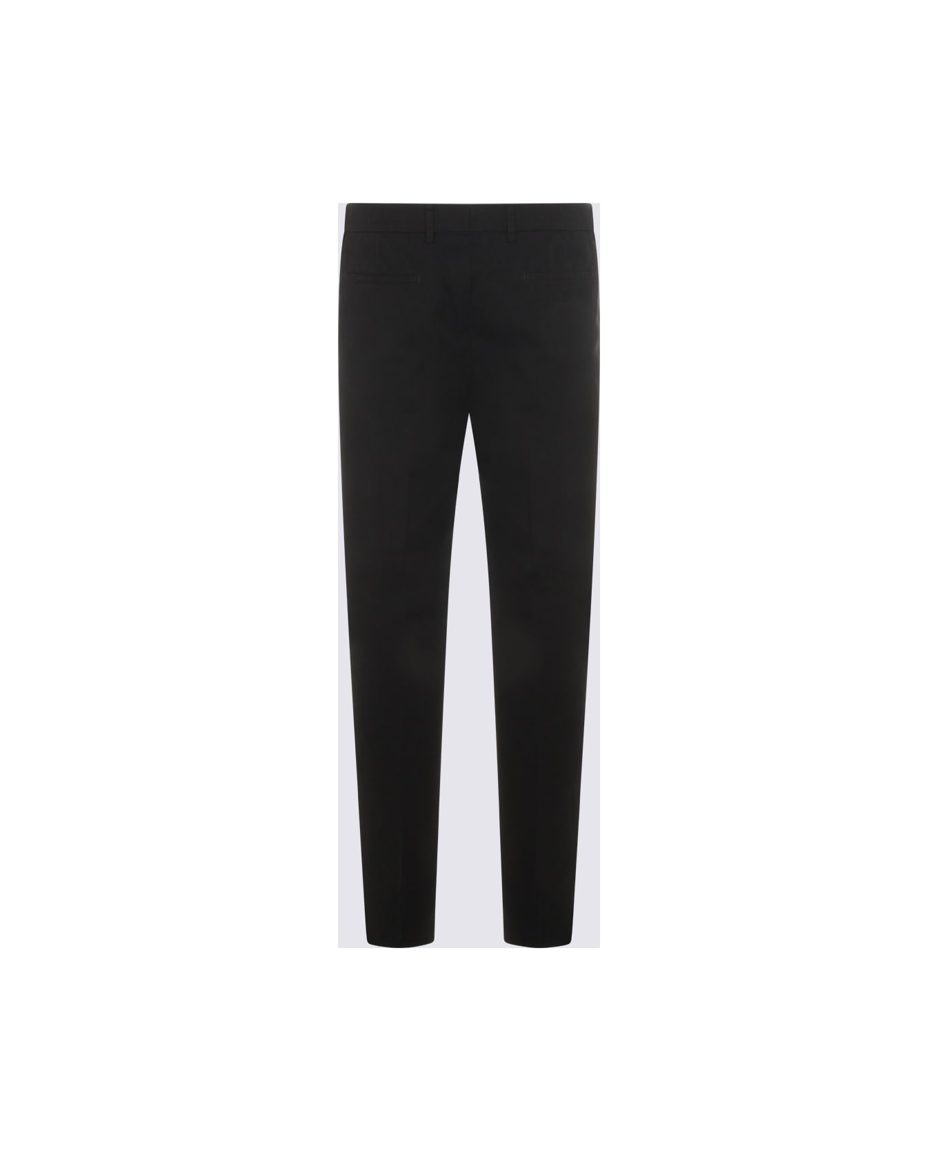 Brunello Cucinelli Black Cotton Pants - Black