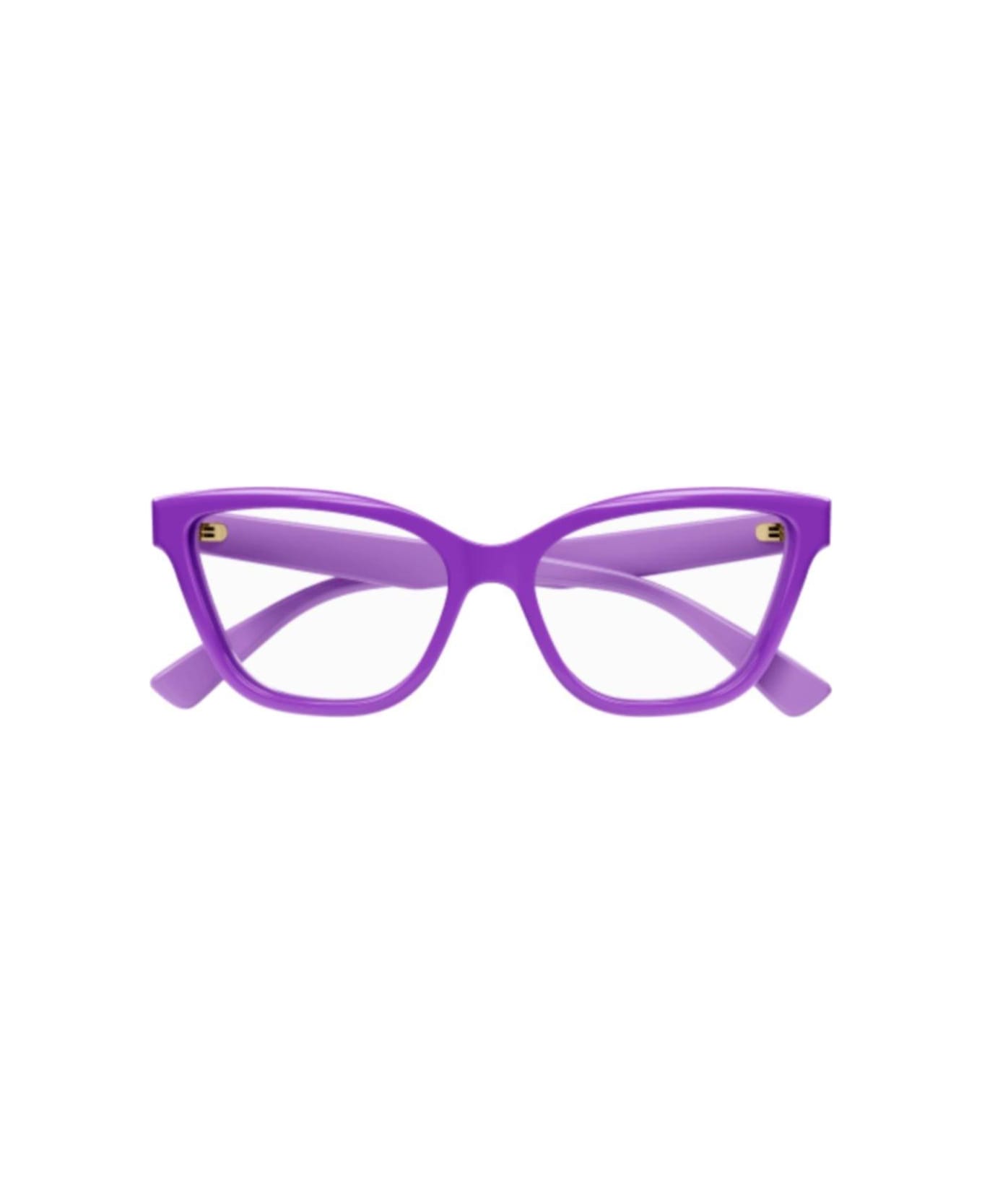 Gucci Eyewear Cat-eye Glasses - 003 violet violet transpa