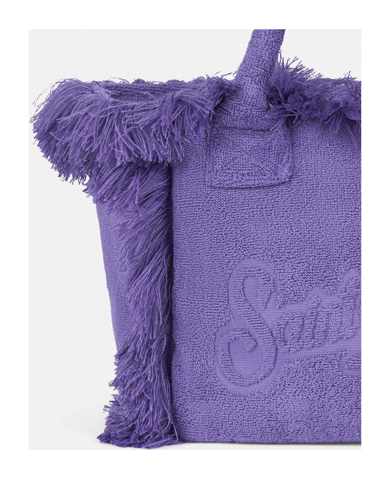 MC2 Saint Barth Colette Purple Terry Soft Handbag - PINK