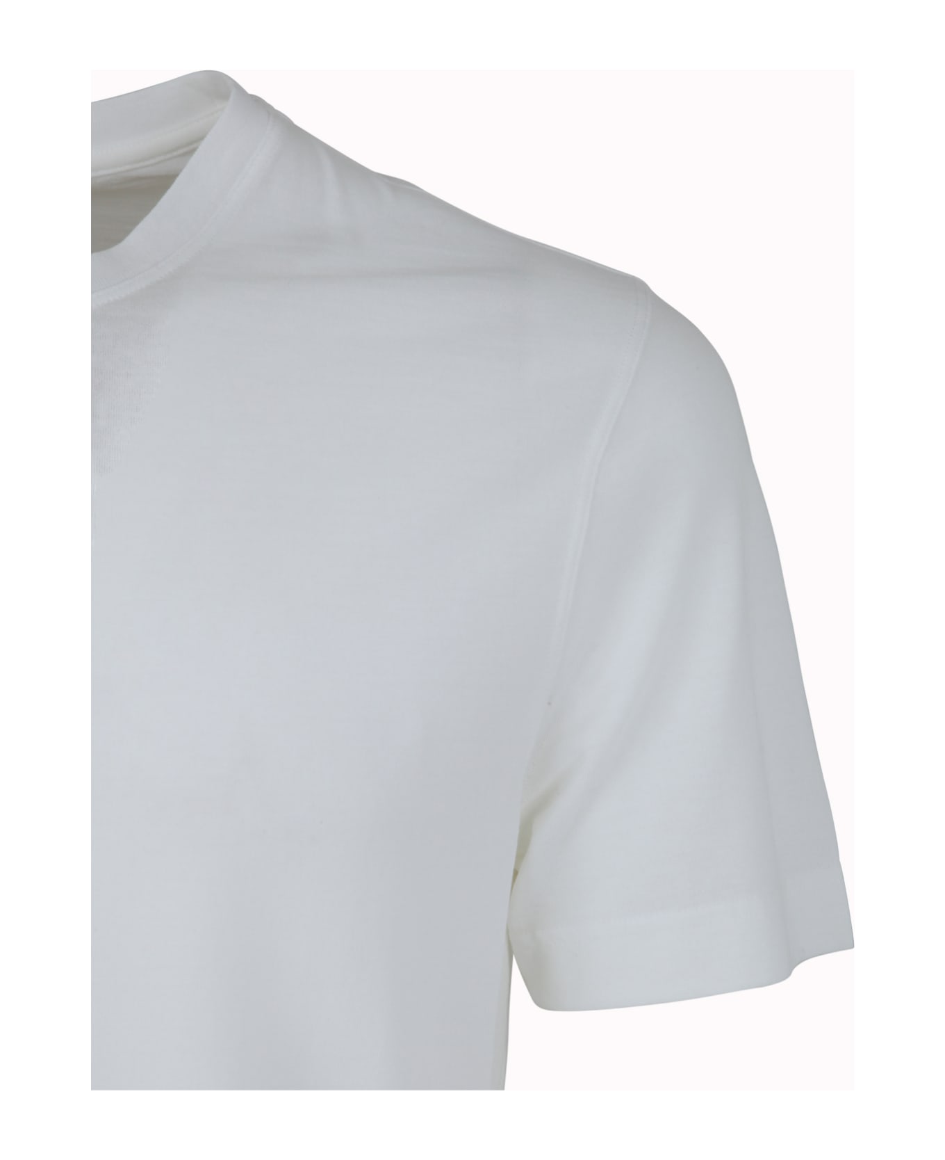 Zanone Short Sleeves T-shirt - White