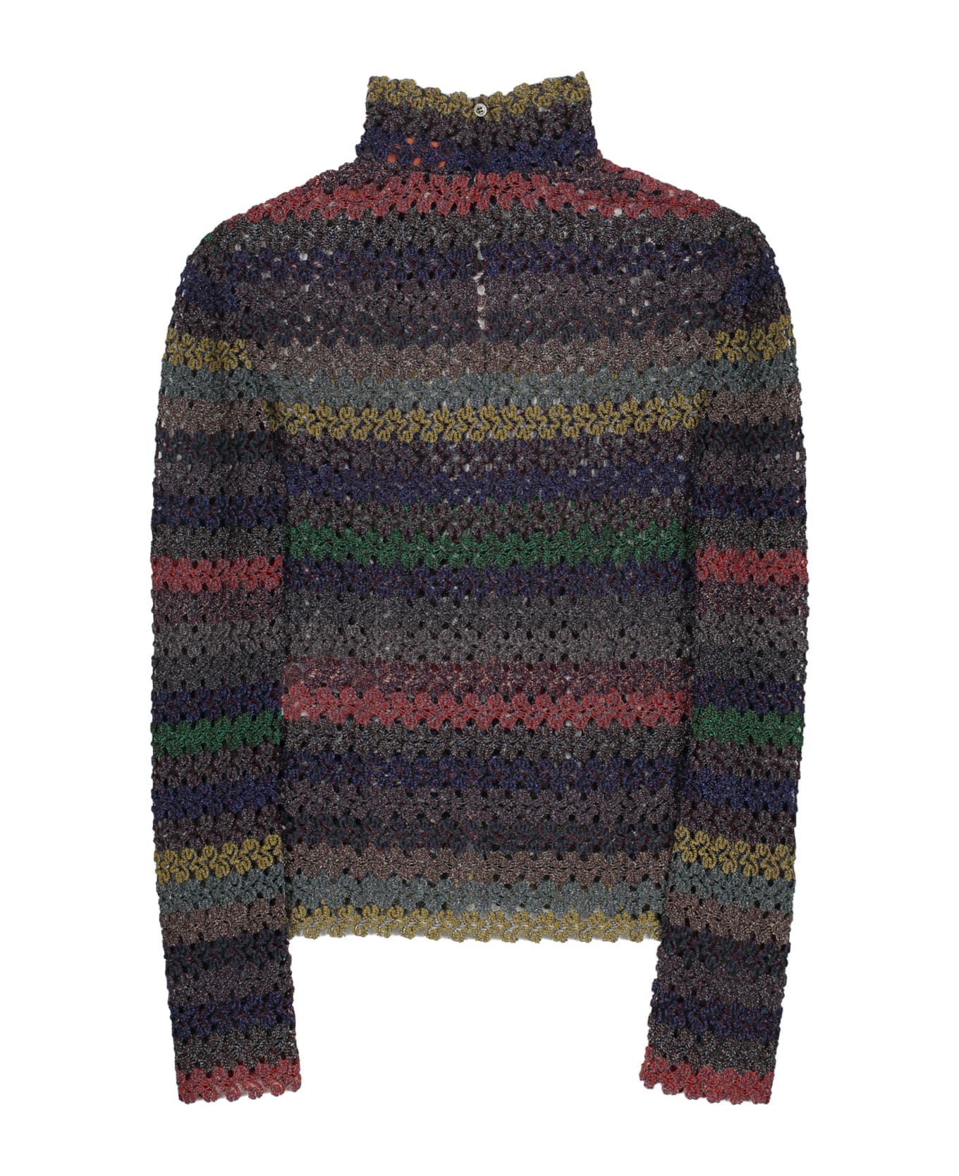 Missoni Knitted Viscosa-blend Top - Multicolor