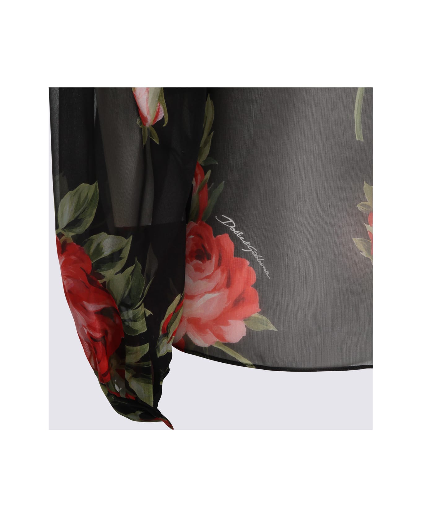 Dolce & Gabbana Black Silk Shirt - ROSE F.DO NERO