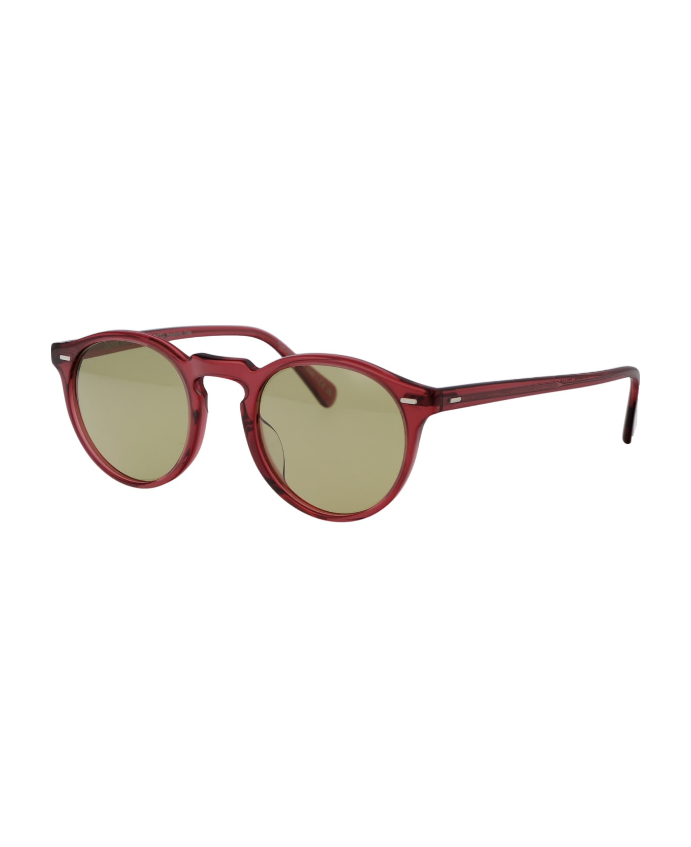 Oliver Peoples Gregory Peck Sun Sunglasses - 17644C Translucent Rust