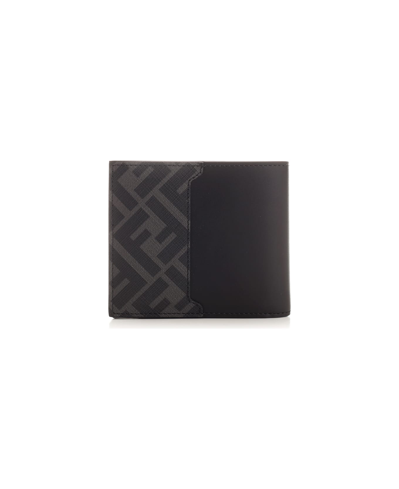 Fendi Ff Squared Bifold Wallet - Black