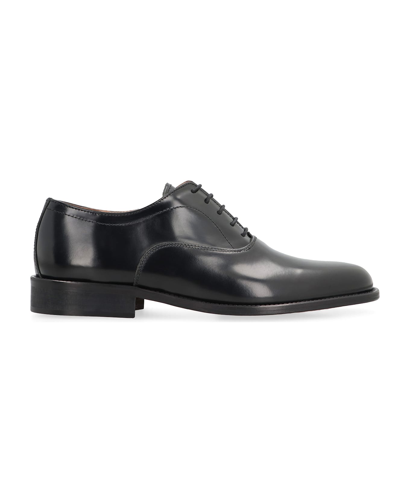 Bruno Magli Leather Lace-up Shoes - black