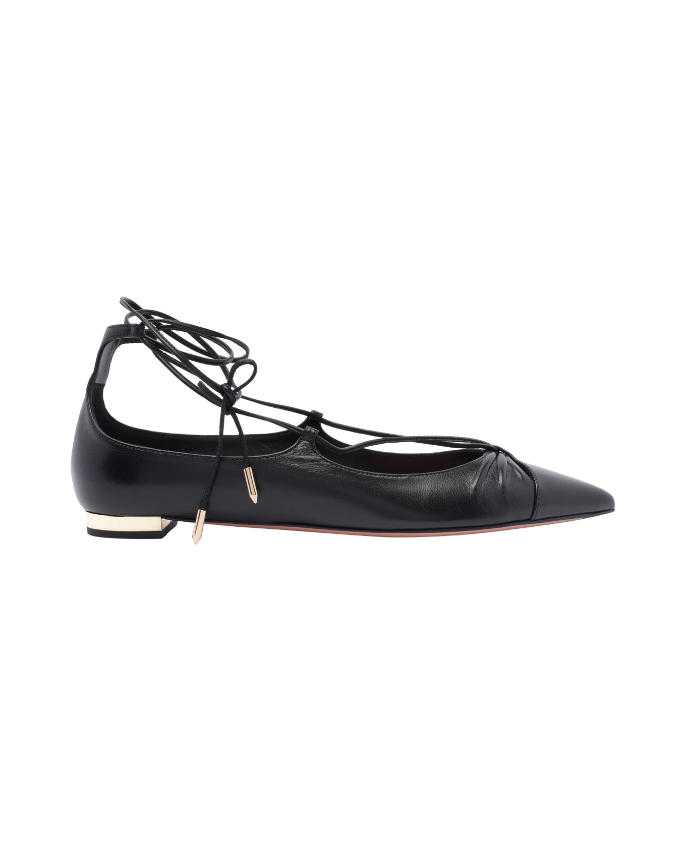 Aquazzura Gabi Flats - Black