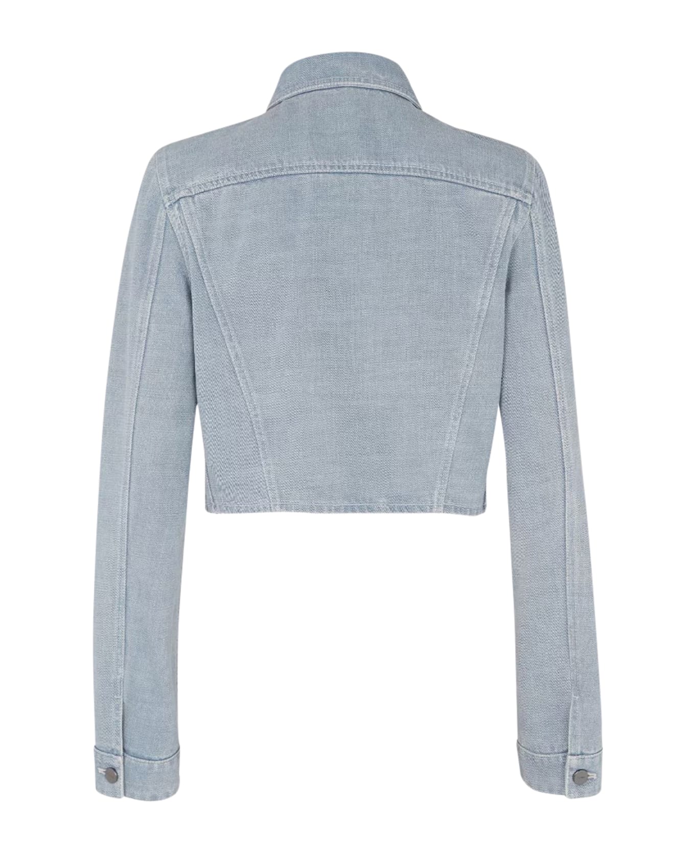 Fendi Light Blue Denim Jacket - Grey