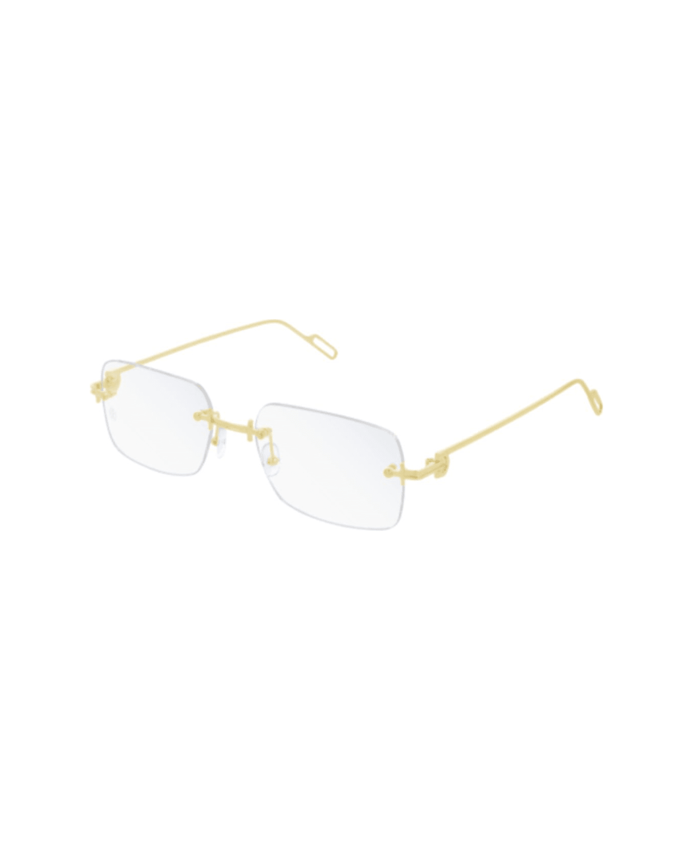 Cartier Eyewear Ct0171o003 Gold Gold Transparent - 003 gold gold transparent