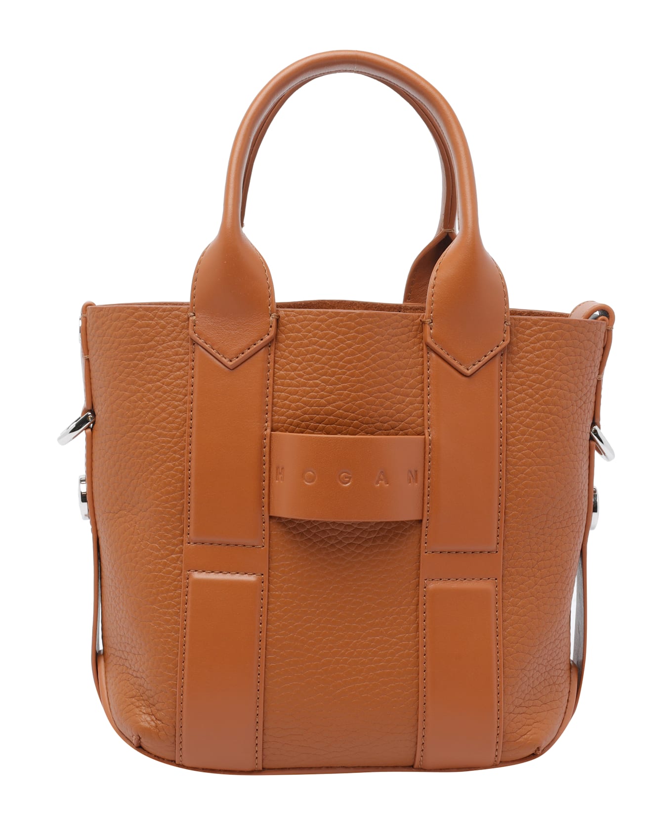 Hogan Small Hogan Script Shopping Bag - Brown