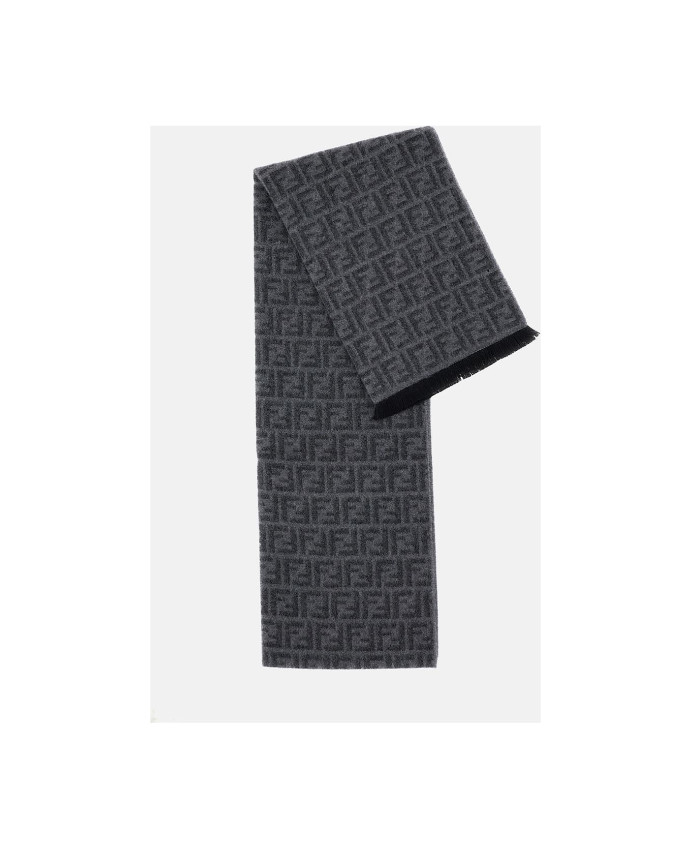 Fendi Wool Scarf - Grey