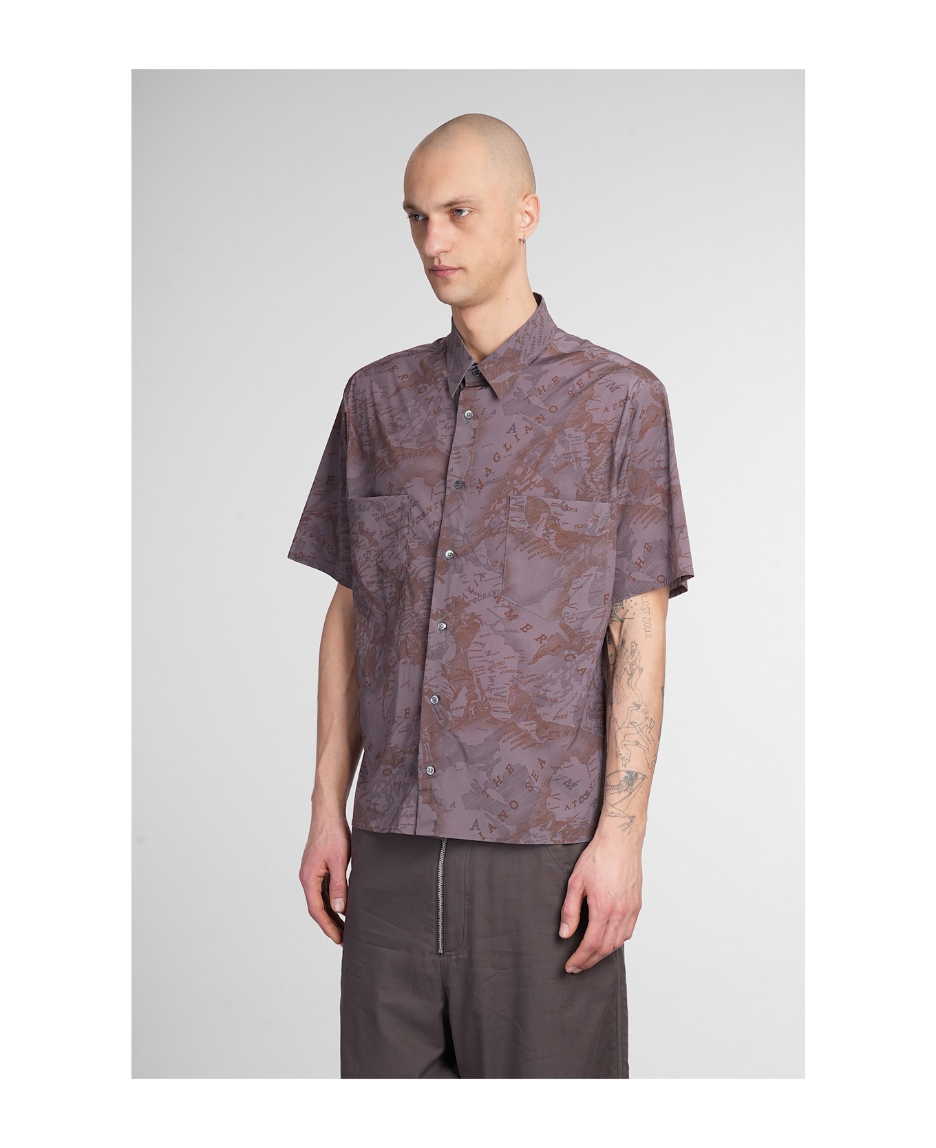 Magliano Shirt In Brown Polyamide - brown