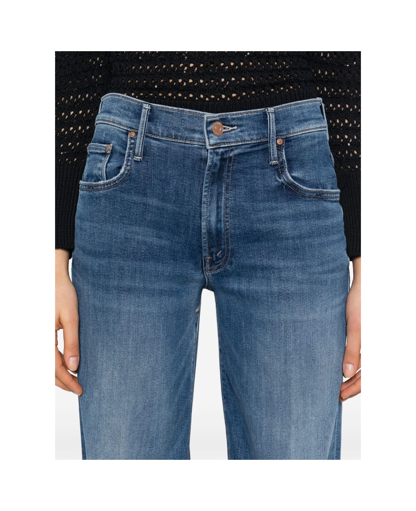 Mother Jeans Maven Sneak - Blue