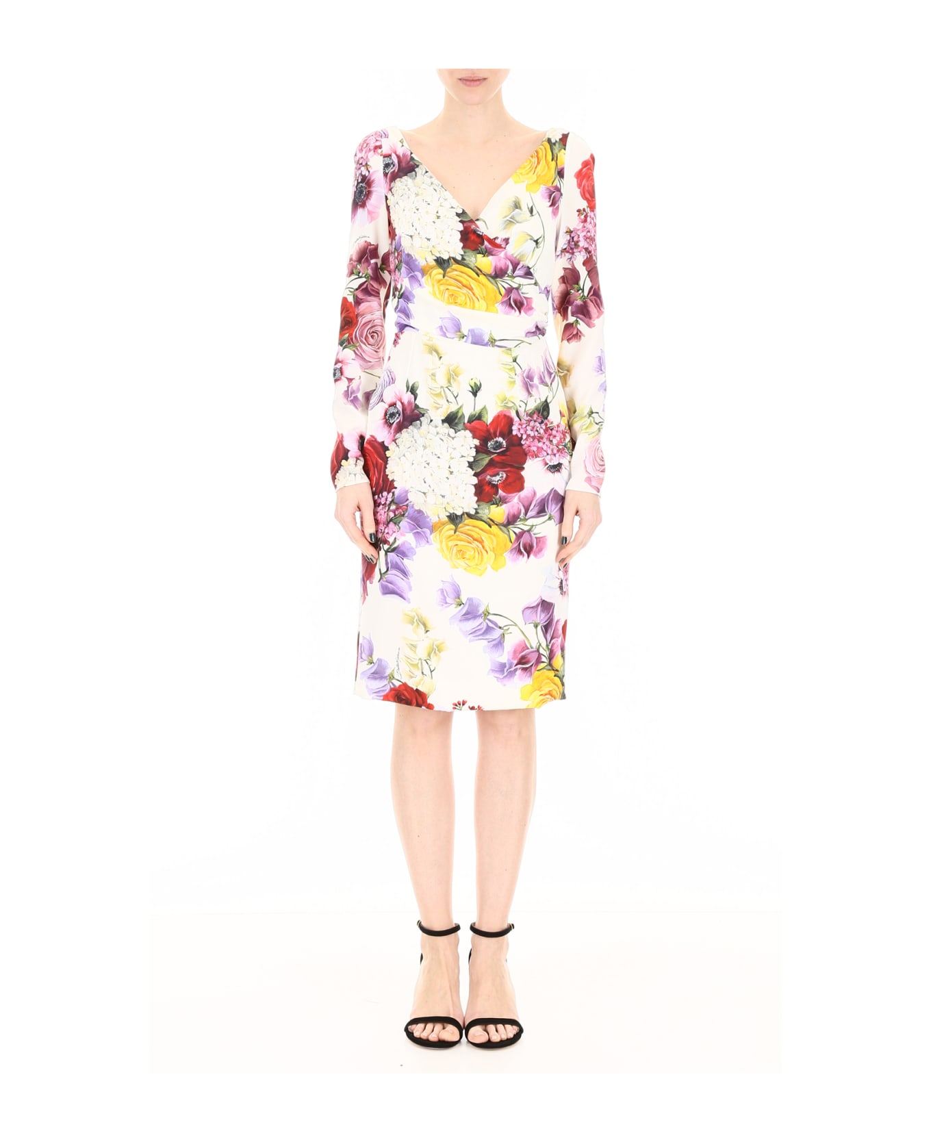 Dolce & Gabbana Hortensia Print Dress | italist