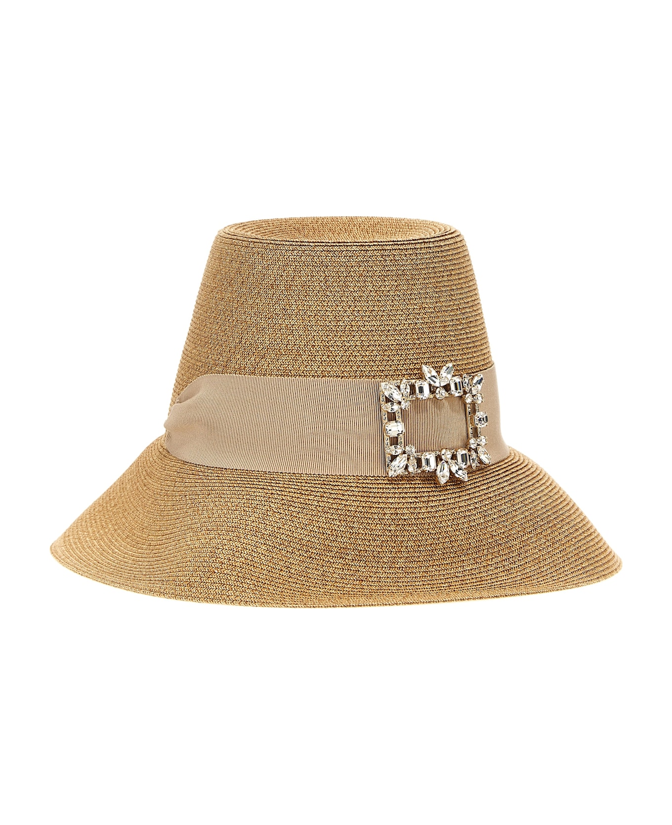 Roger Vivier 
broche Vivier
 Hat - Beige