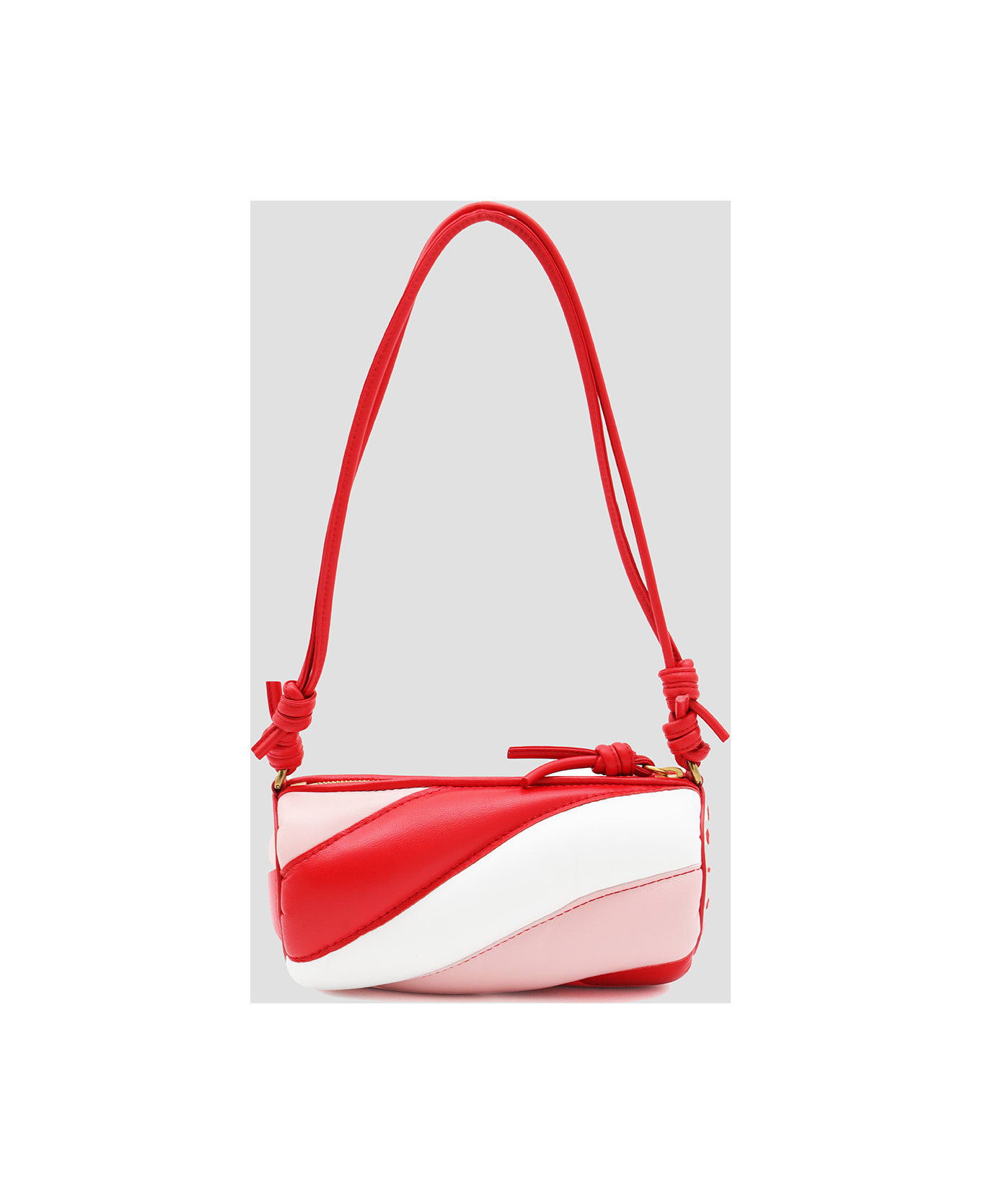 Fiorucci Multicolor Leather Shoulder Bag - Red
