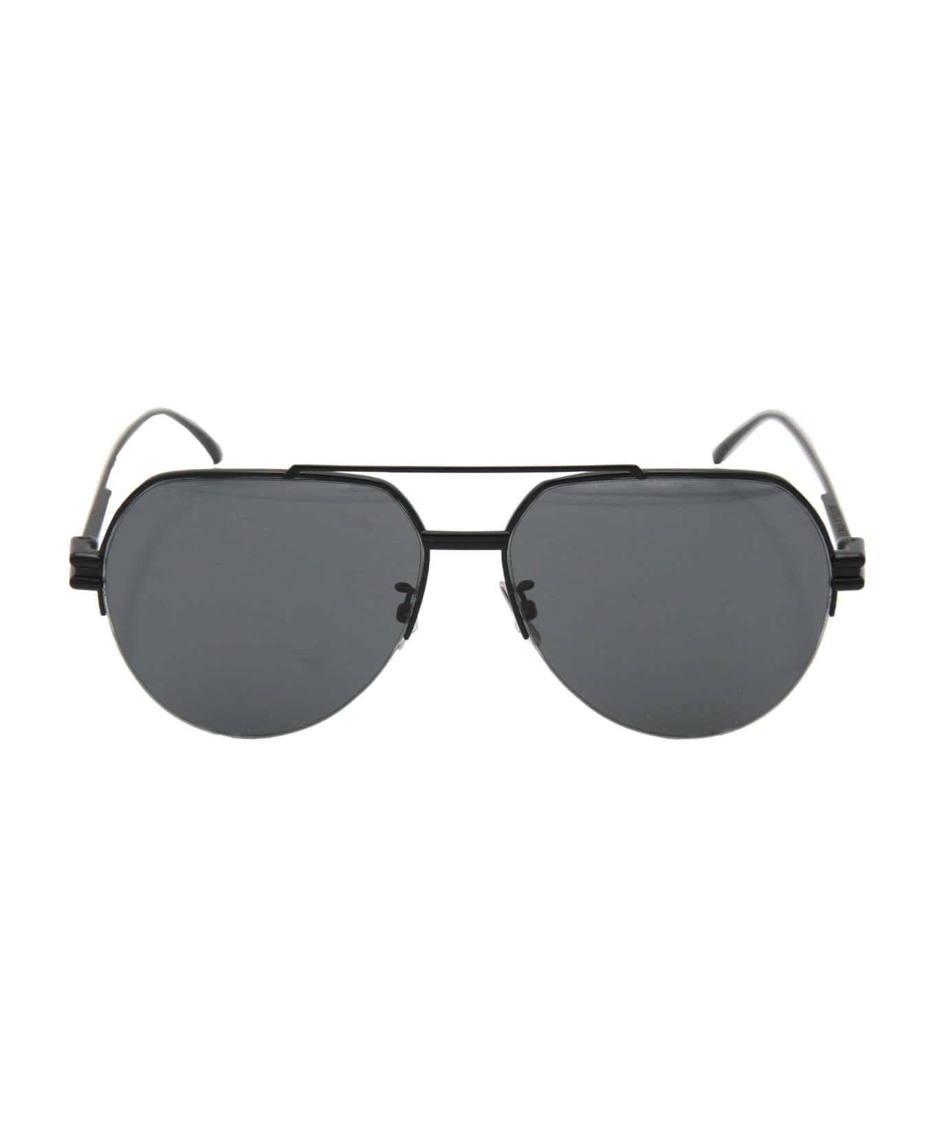 Bottega Veneta Eyewear Pilot Sunglasses - black