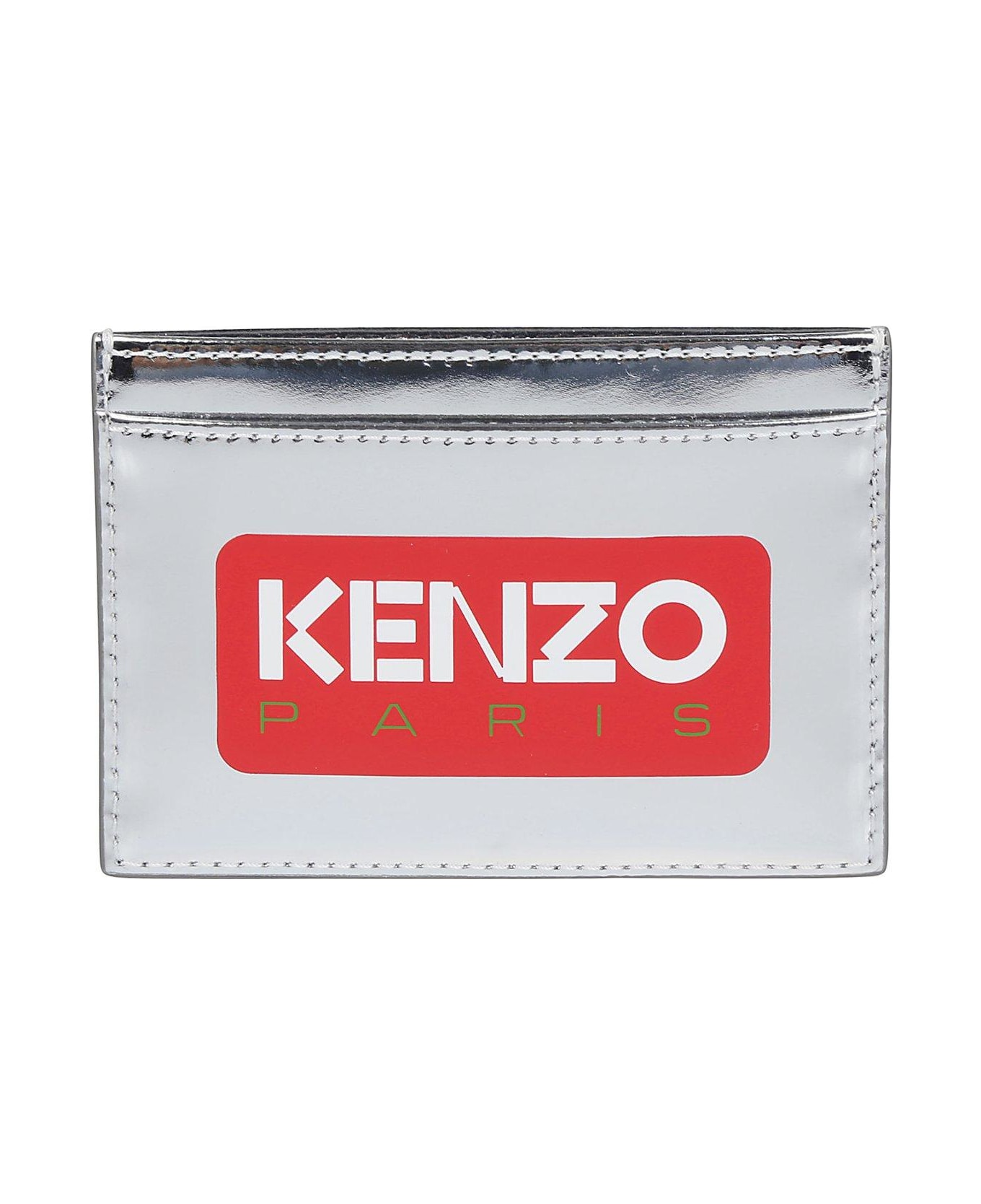 Kenzo Paris Logo-printed Cardholder - Ag Argent 財布