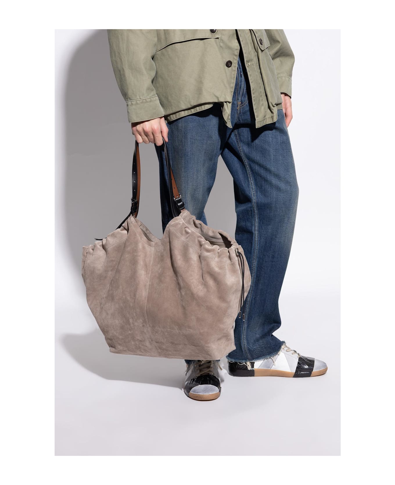 MM6 Maison Margiela Maison Margiela Suede Shopper Bag