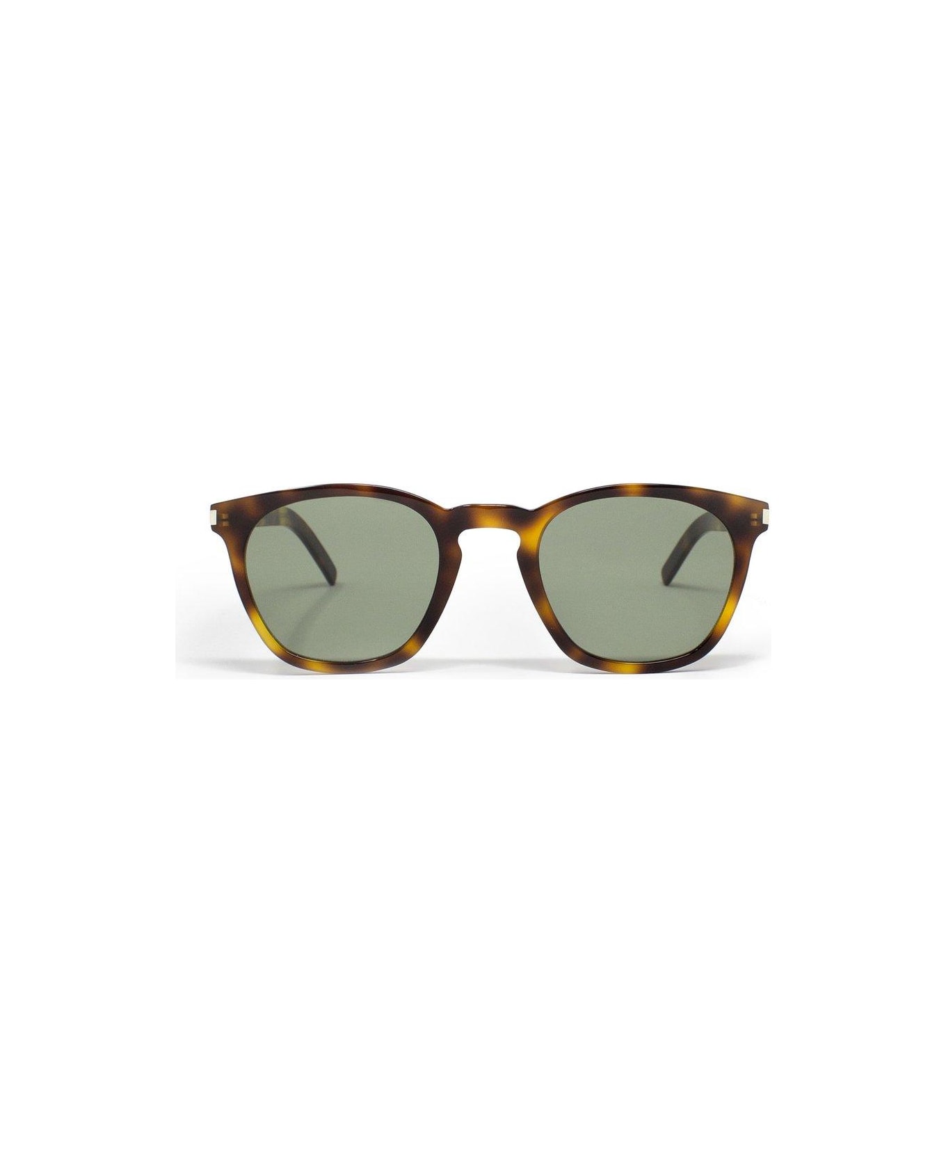 Saint Laurent Eyewear Wellington Sunglasses Sunglasses - 002 HAVANA HAVANA GREEN サングラス