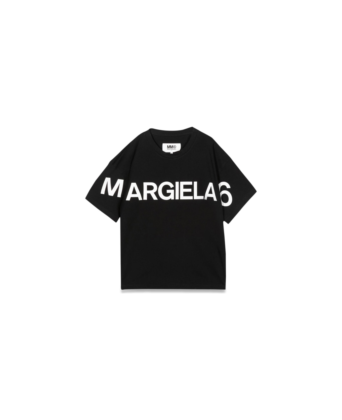 MM6 Maison Margiela T-shirt M/c - BLACK