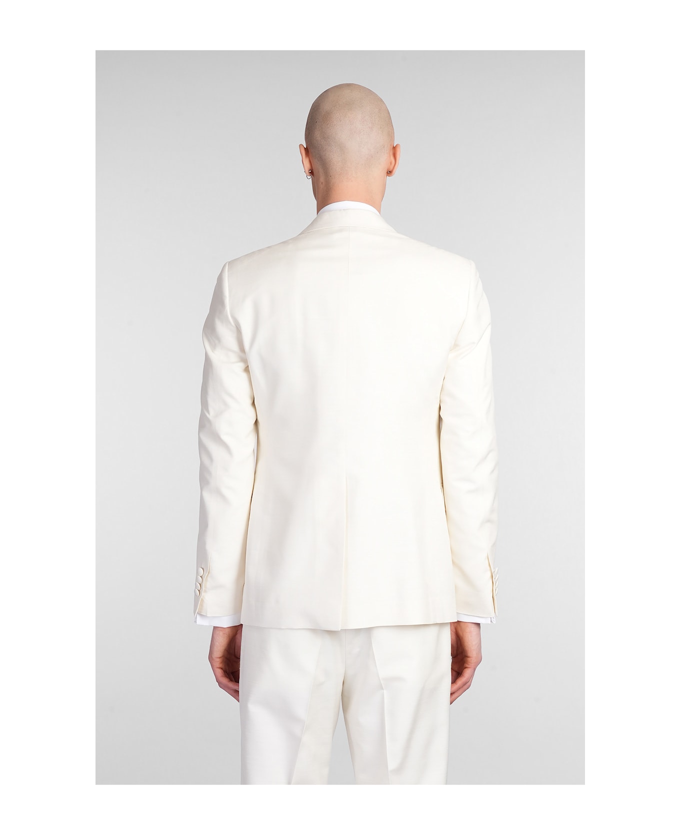 Lardini In Beige Silk - beige