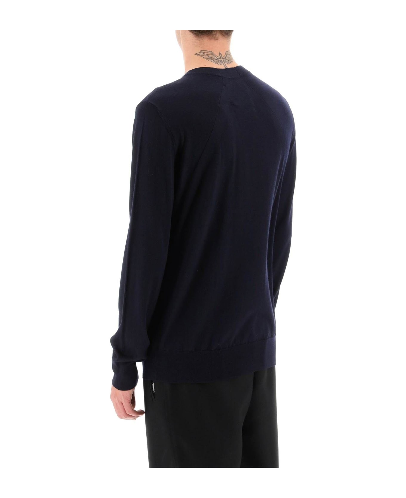 Jil Sander Light Wool Sweater - DARK BLUE