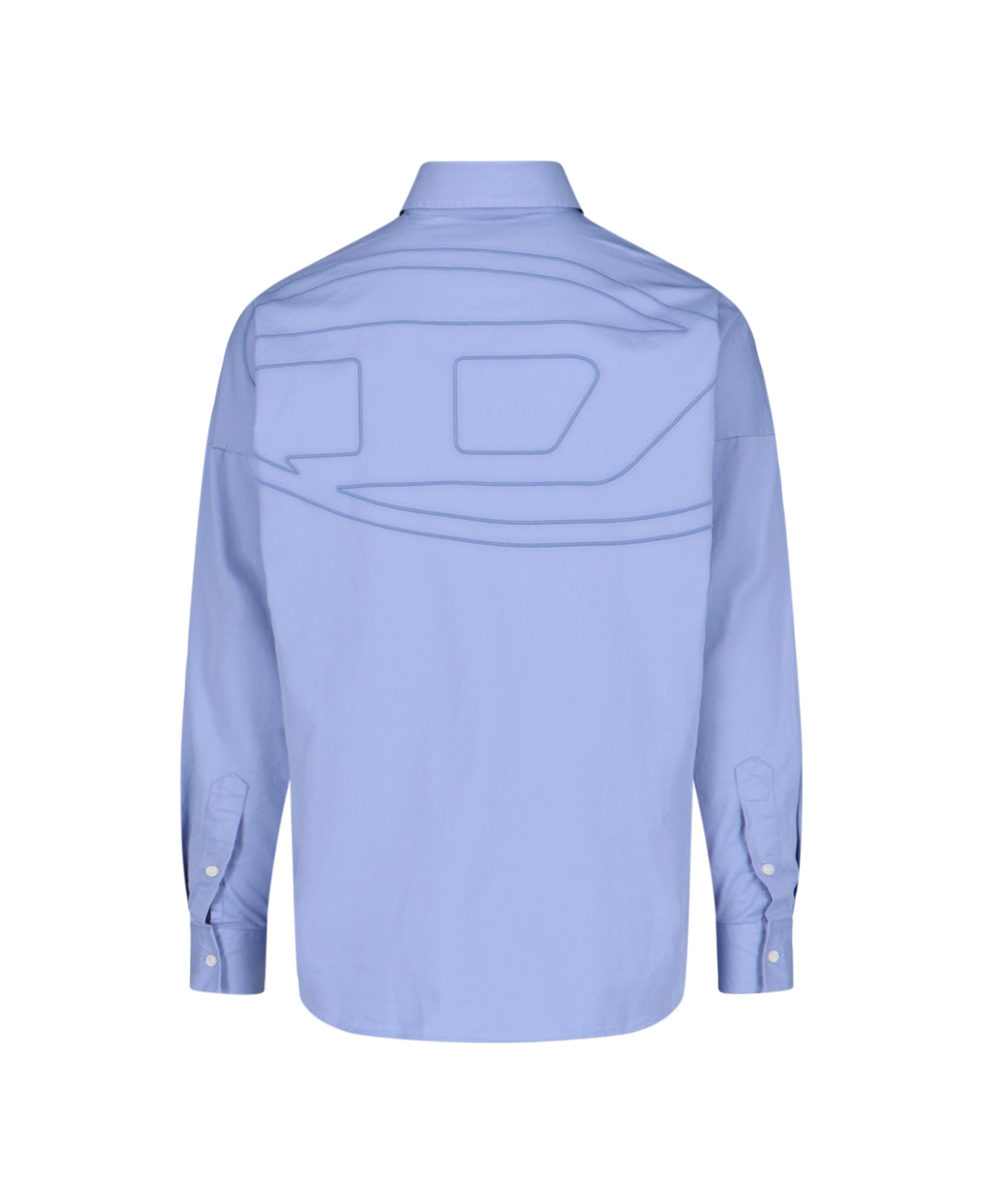 Diesel 'oval D' Shirt - Light Blue