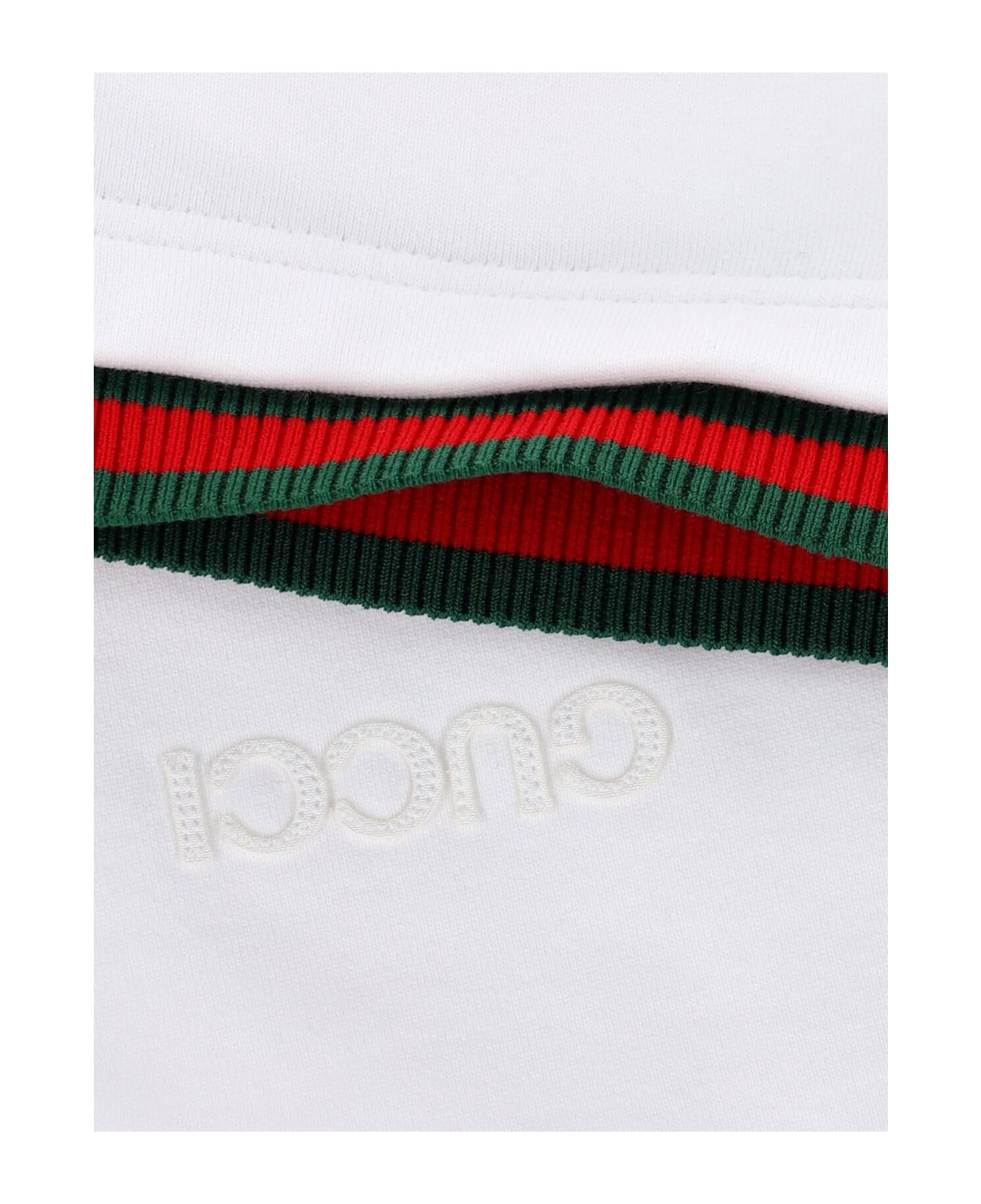 Gucci Cotton Cropped T-shirt - White/mix
