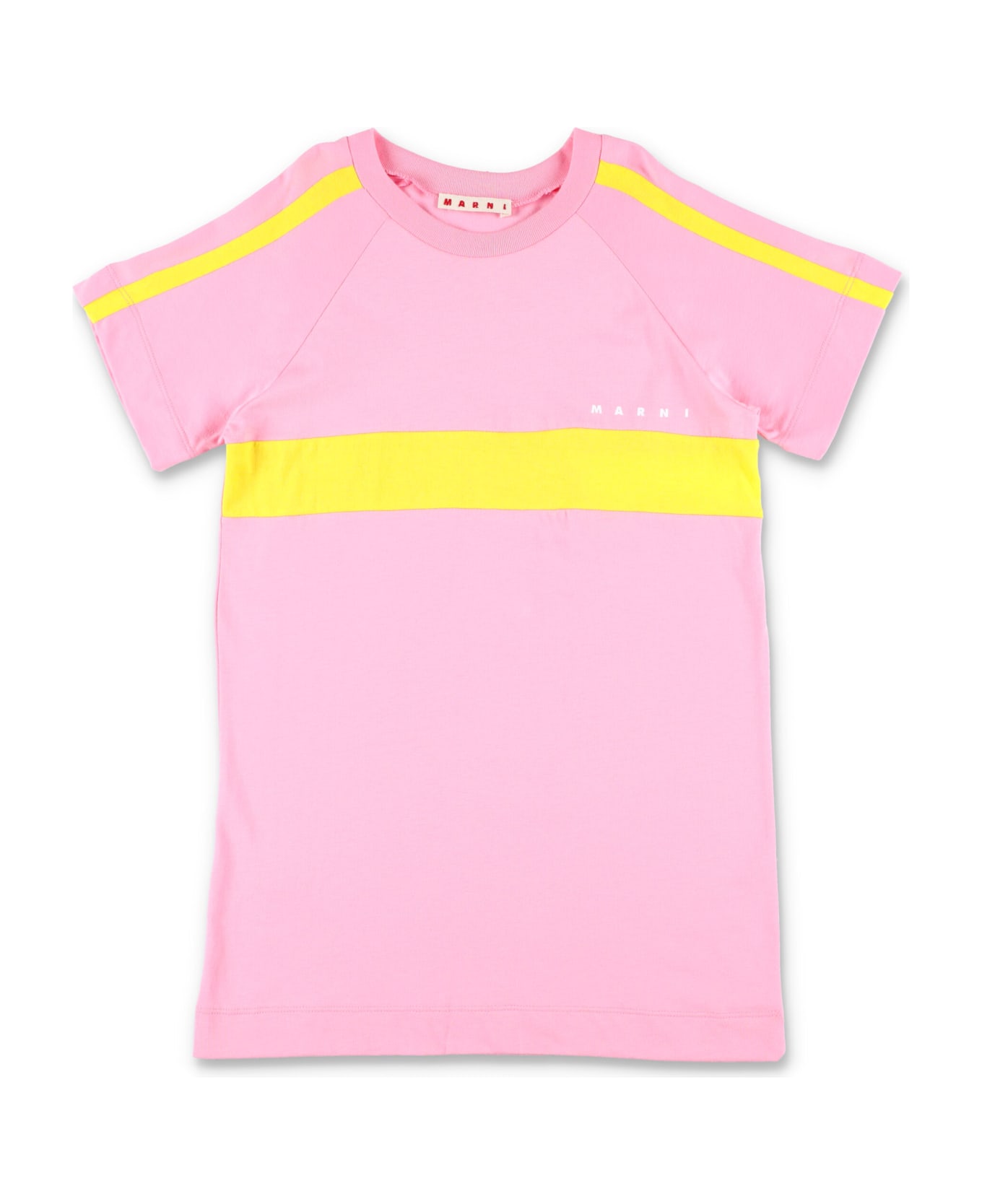 Marni Colorblock Jersey Dress - ROSE