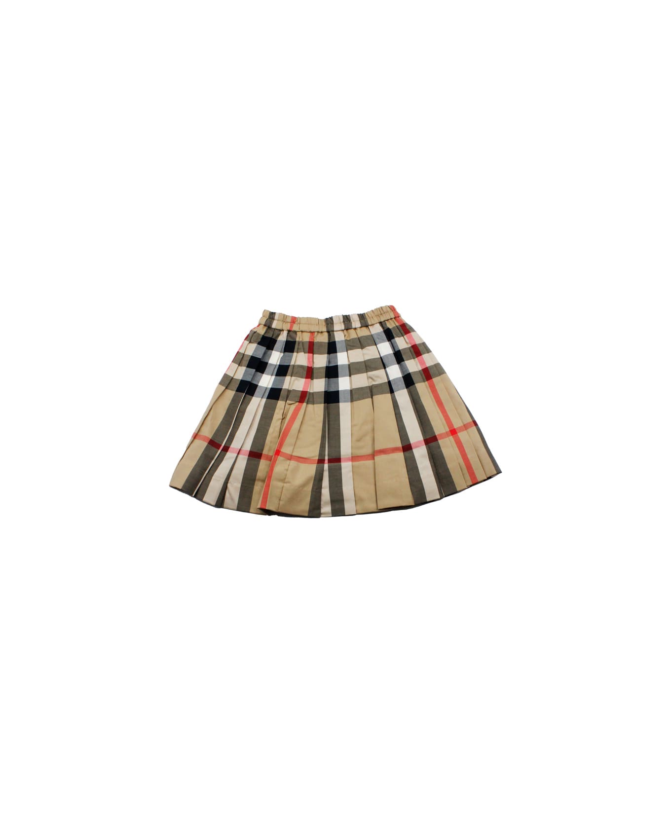 Burberry Pleated Skirt - Beige