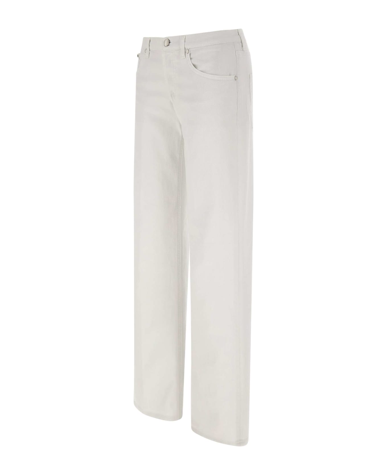 Dondup "jacklyn" Cotton Jeans - WHITE