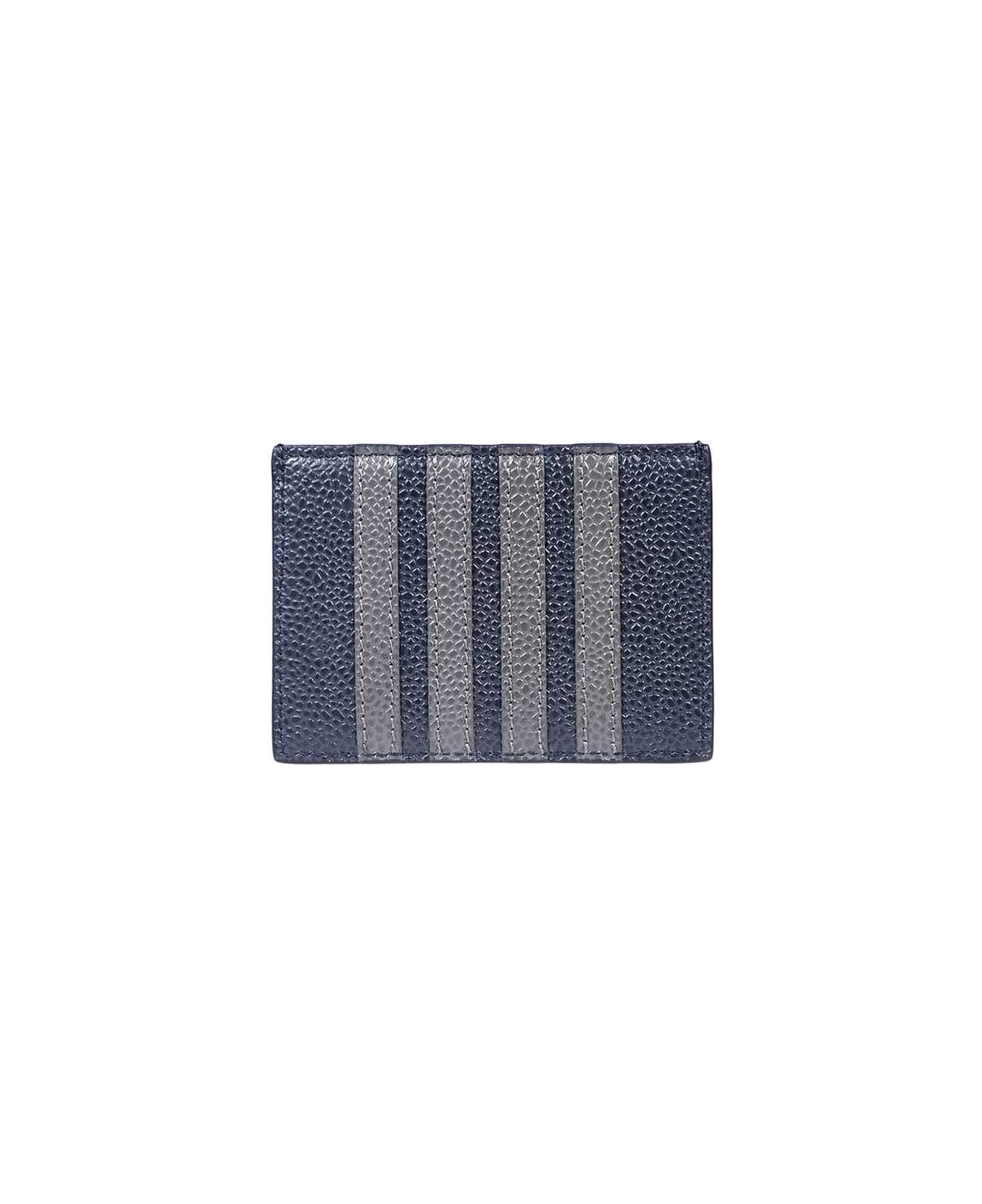 Thom Browne Leather Card Holder - Blue 財布