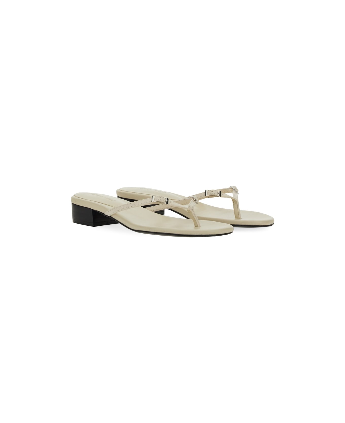 Paloma Wool Thong Sandal "mica" - WHITE