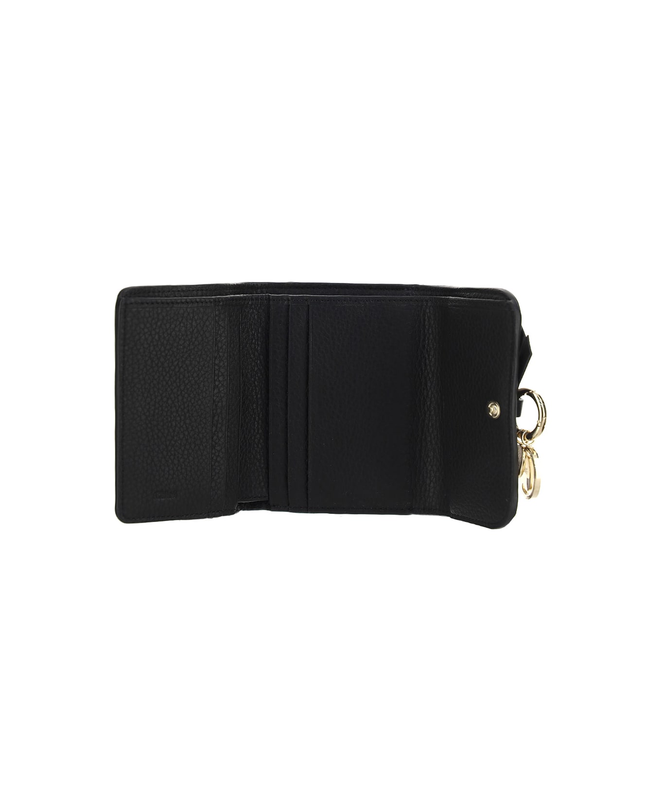 Chloé 'alphabet' Compact Wallet - Black