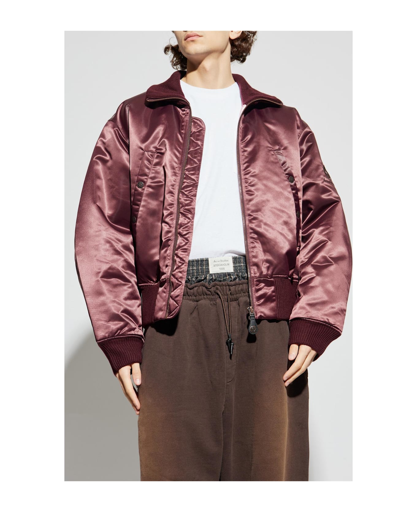 Acne Studios Reversible Bomber Jacket - Purple