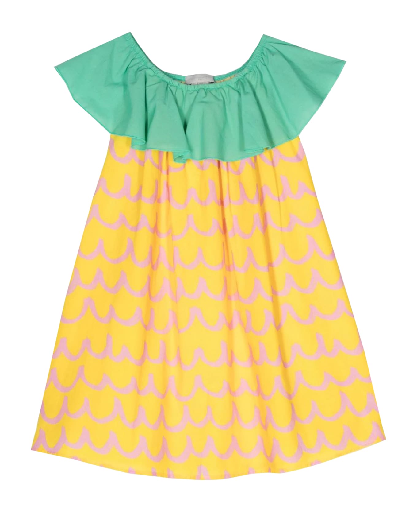 Stella McCartney Kids Dress With Print - Yellow