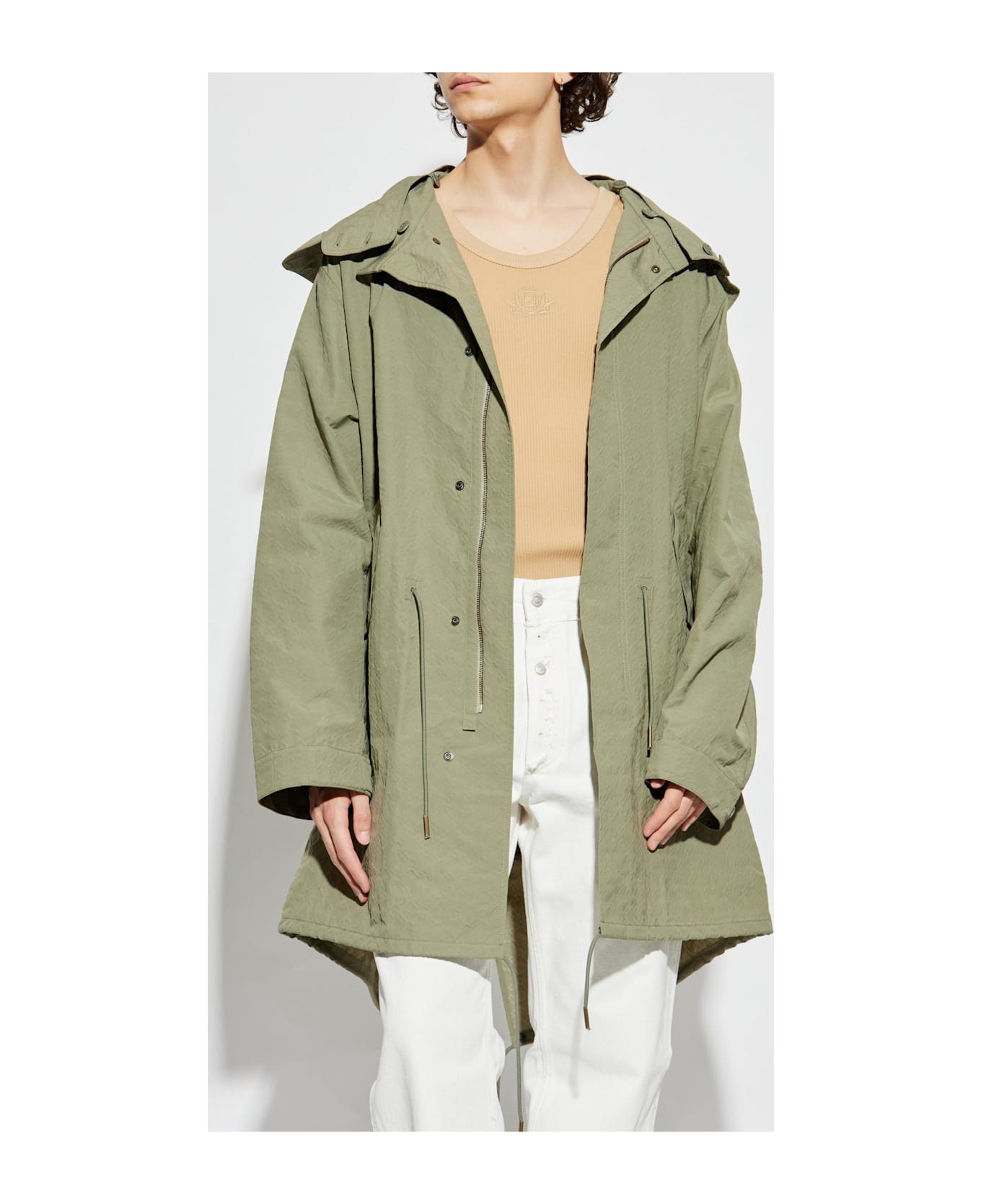Givenchy Parka With Detachable Hood - Green