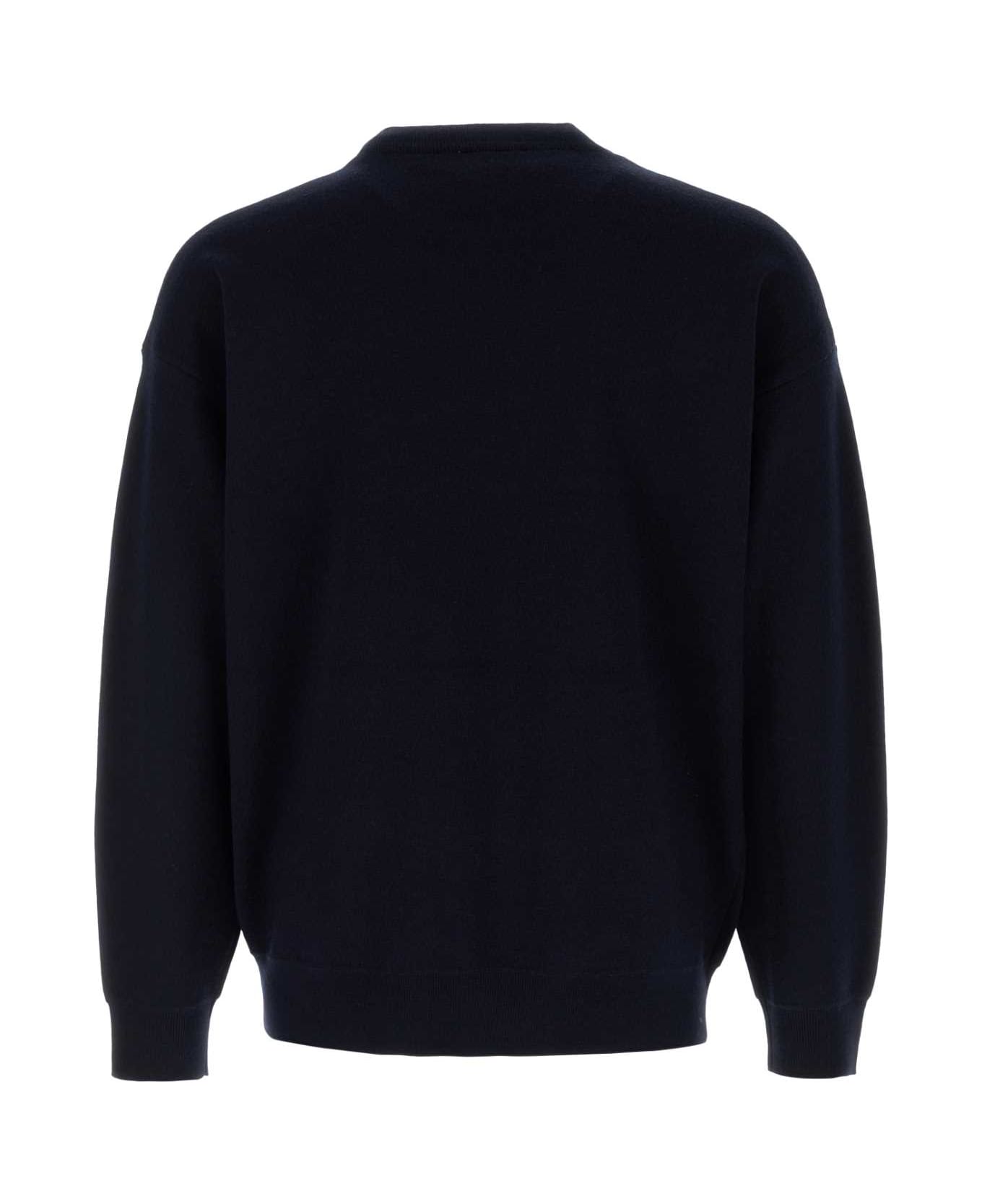 Drôle de Monsieur Midnight Blue Wool Sweater - NAVY