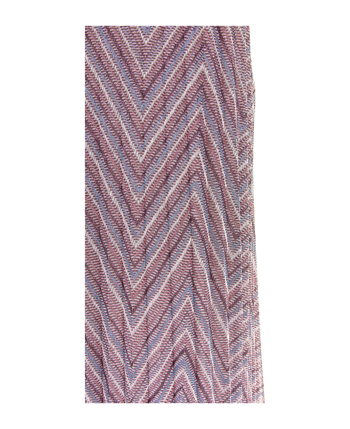 Kaos Multicolored Pink Long Dress - BORDEAUX