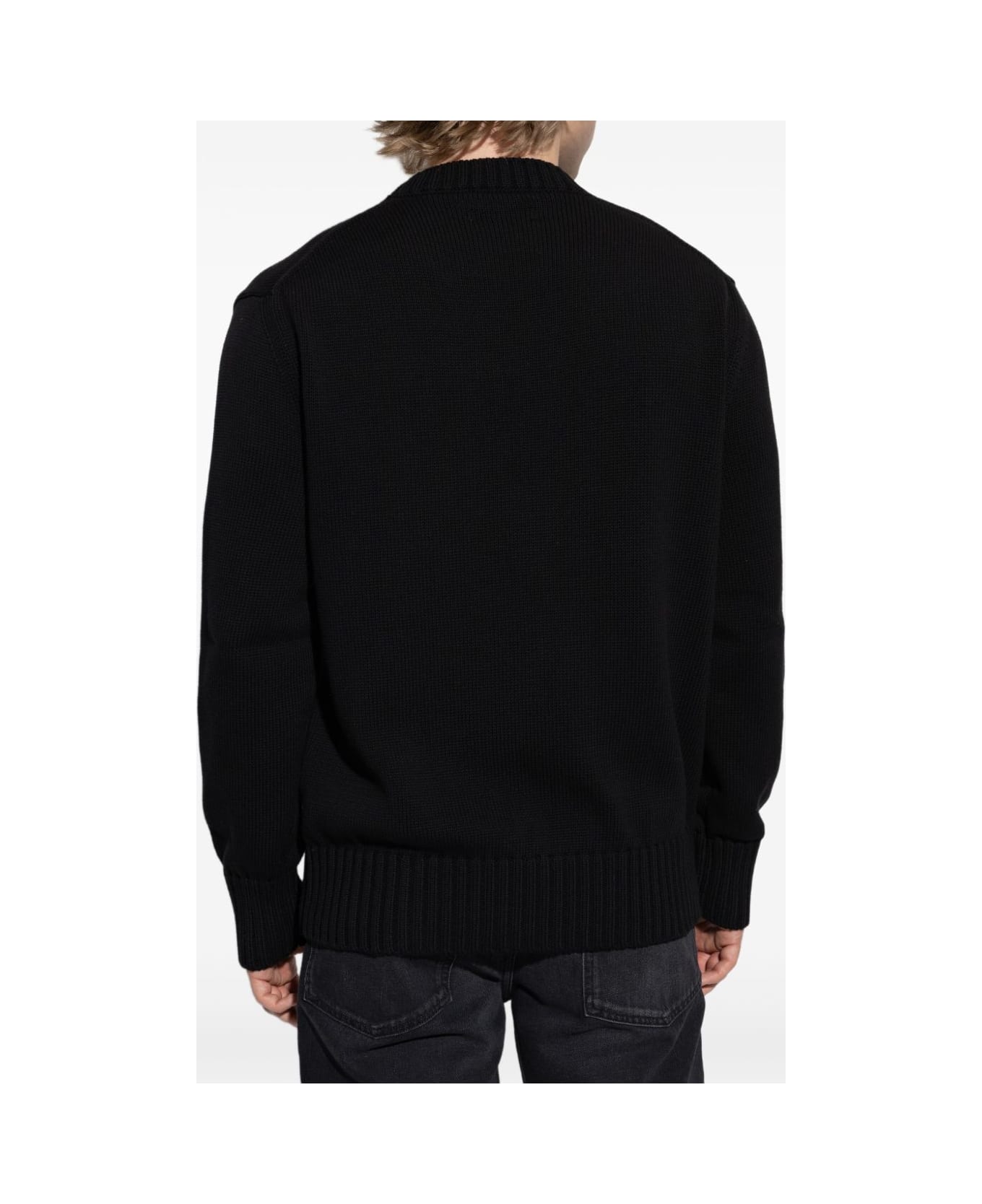 AMIRI Hollywood Sweater With Embroidery - Black