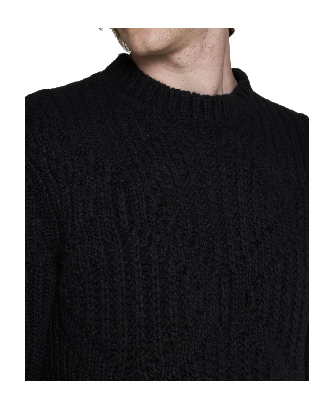 Valentino Wool Sweater - Black ニットウェア