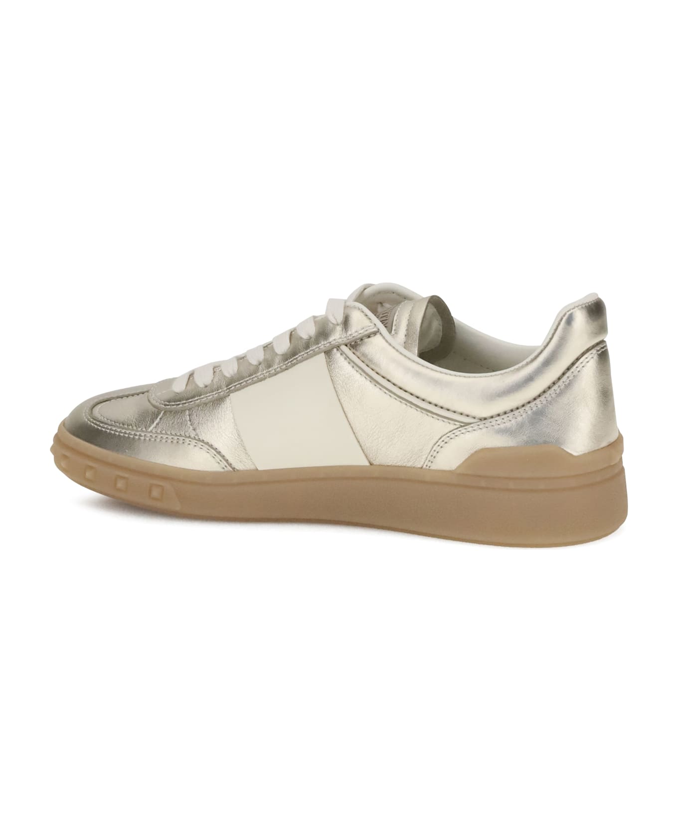 Valentino Garavani Laminated Leather Upvillage Sneakers