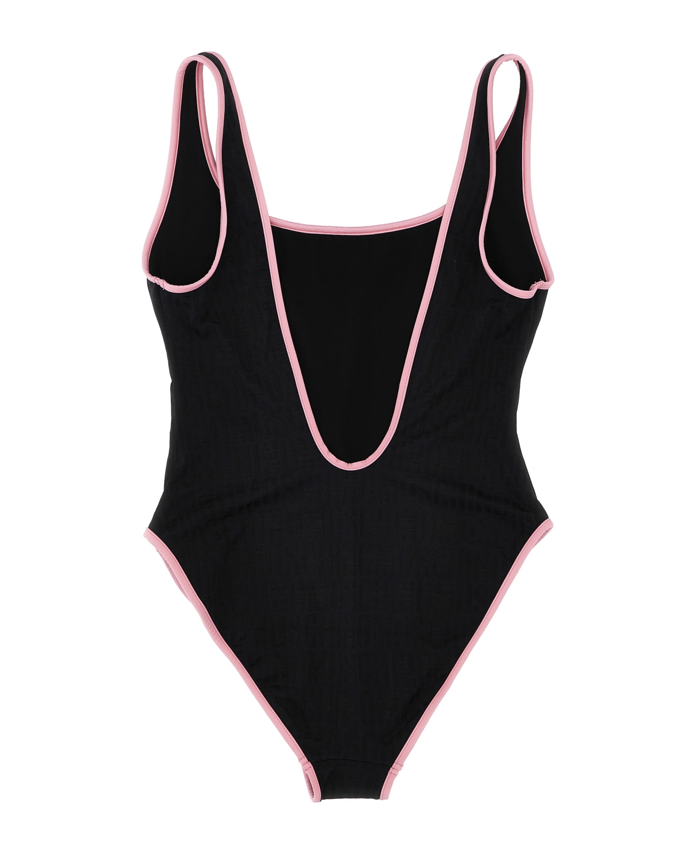 Moschino 'logo' One-piece Swimsuit - Black  