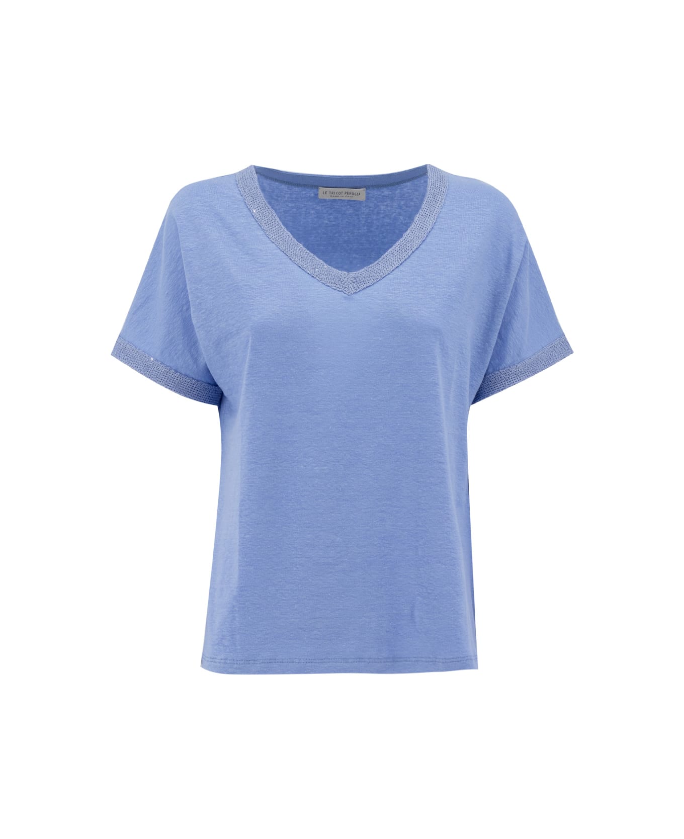 Le Tricot Perugia T-shirt - BLUE Tシャツ